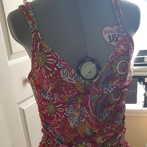 New Atheleta Tankini Multicolor Top 38B/C